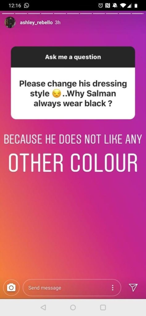 The real reason why Salman Khan favours black apparels