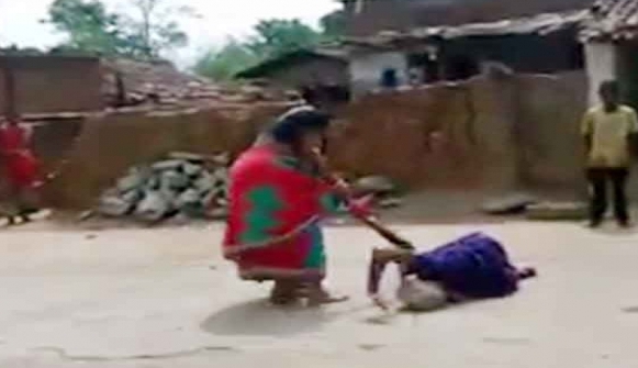 Woman abuses mother-in-law
