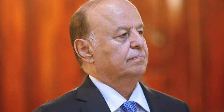 Yemen's President Abdu Rabbu Mansour Hadi