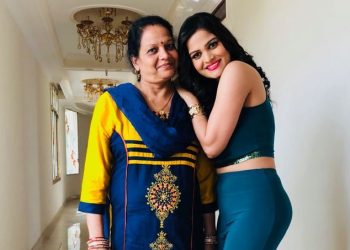 Dipika with her mother