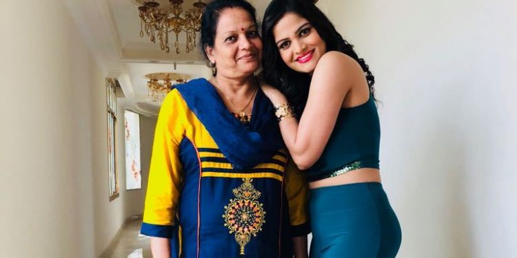 Dipika with her mother