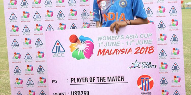 Ekta Bisht was adjudged player of the match with a brilliant spell against Pakistan at Kuala Lumpur, Saturday