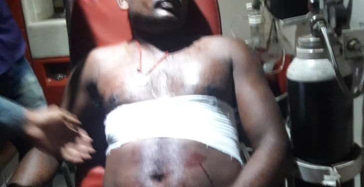 Auto-driver attacked