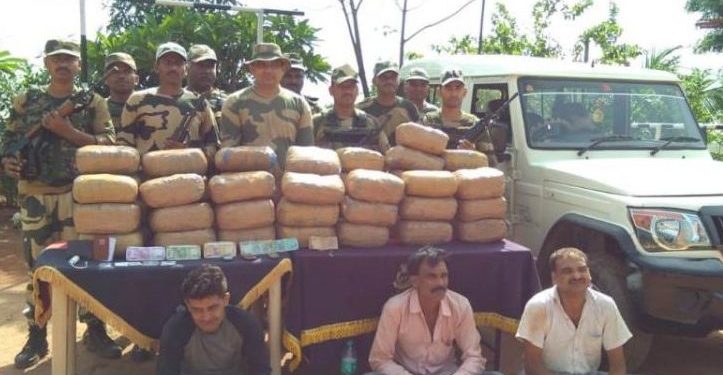 100kg of ganja seized by BSF patrolling party