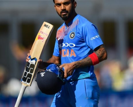 KL Rahul celebrates his half century against Ireland, Friday