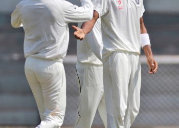 Navdeep Saini (R) has been touted by many experts as one for the future after his consistent Ranji Trophy performance in the past two seasons