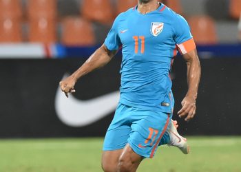 Sunil Chhetri will play  his 100th game for India when he takes the field against Kenya Monday in the Hero Continental Cup in Mumbai