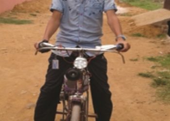 Class X student develops battery-operated bicycle