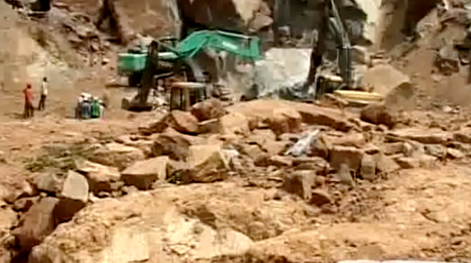 RDC visits hill collapse