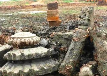 Remains of temple