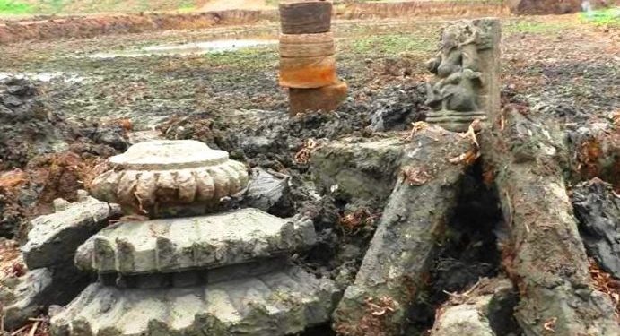 Remains of temple
