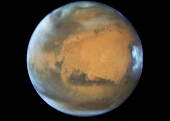 NASA shows the planet Mars