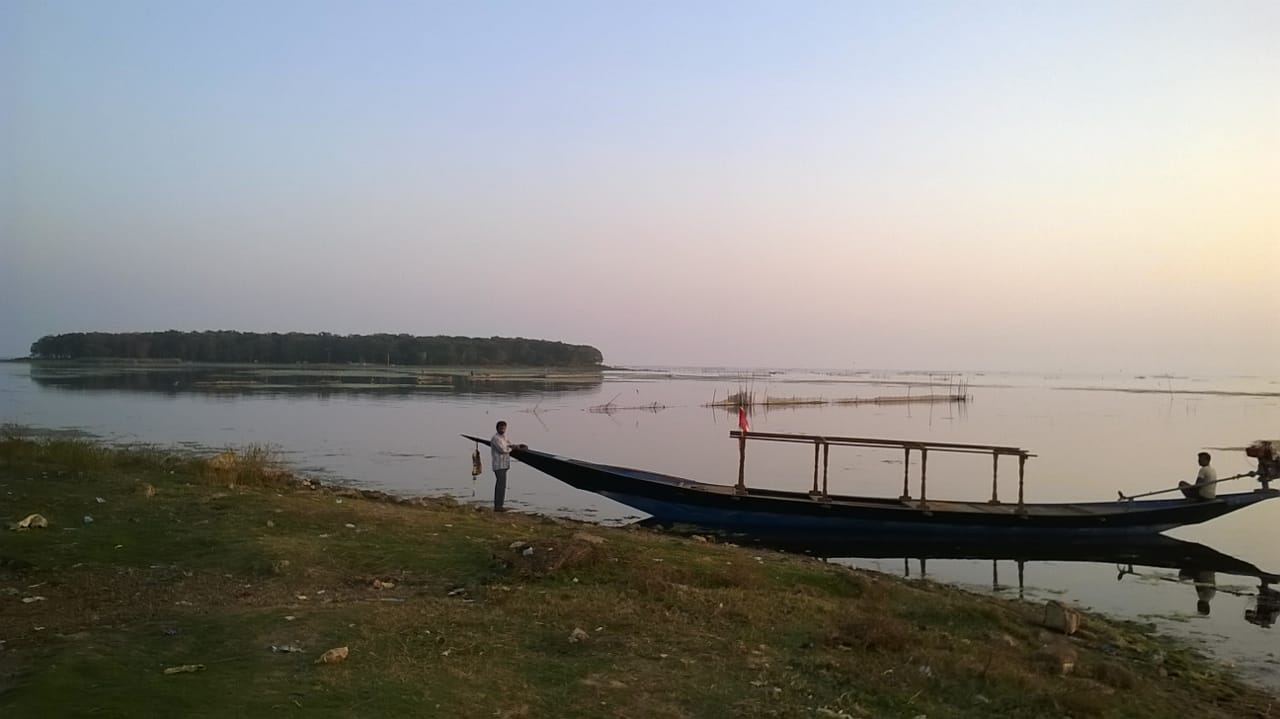 A view of Kankana Sikhari Island from a distance