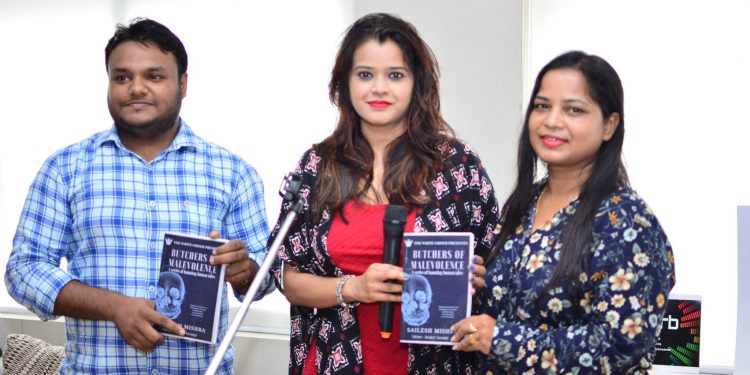 Book Launch with Diksha Tiwari(Middle) and Itishri Sarangi(Right)