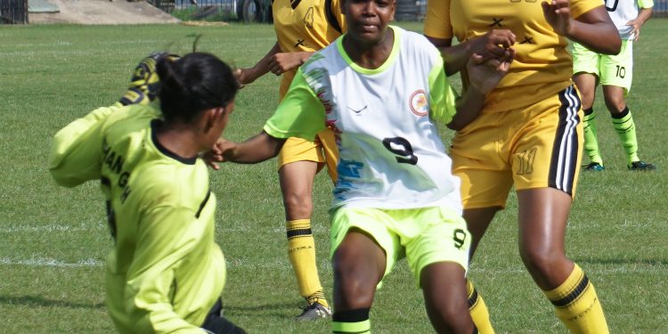 Manisha Nayak (C) will be one of the key players for Odisha against Manipur in the sub-junior girls’ football final at Cuttack, Thursday     