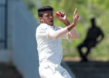 Mohit Jangra in action against Sri Lanka