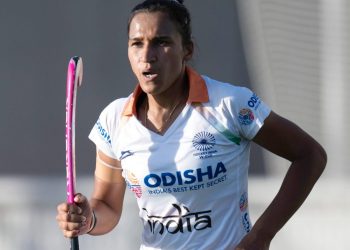 Rani Rampal scored for India against USA in the Women's Hockey World Cup, Sunday