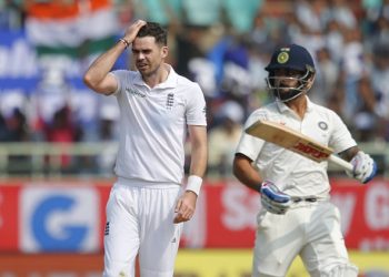 The battle between James Anderson (L) and Virat Kohli will play an influential role in the Test series 