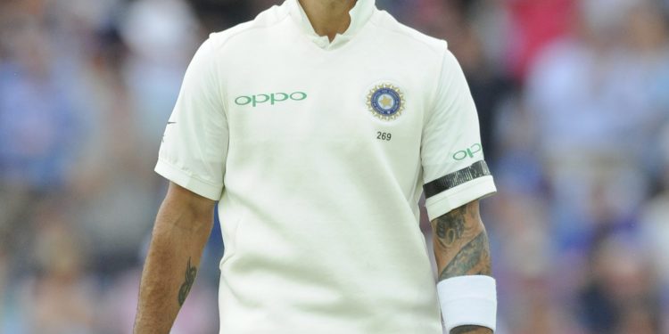 Virat Kohli leaves the field after being dismissed just three runs short of century against England at Trent Bridge