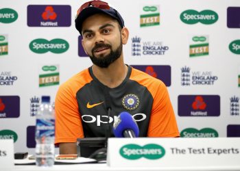 Virat Kohli addresses the media