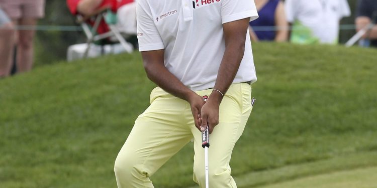 Anriban Lahiri impressed with some fine putting at the Firestone course 