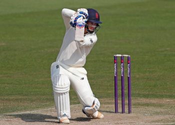 Sam Curran during his half century knock against India ar Edgbaston