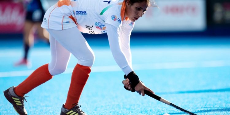 Gurjit Kaur scored for India