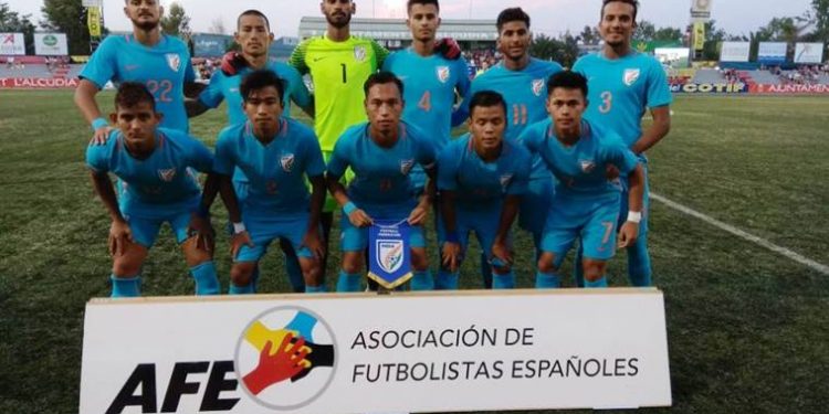 The Indian U-20 football team who pulled off a stunning win over six-time World Champions Argentina in the same age category