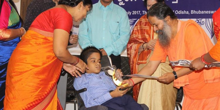 Receiving Prerana award- 2017