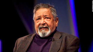 HAY-ON-WYE, UNITED KINGDOM - MAY 29: V. S. Naipaul attends the Hay Festival on May 29, 2011 in Hay-on-Wye, Wales. (Photo by David Levenson/Getty Images)