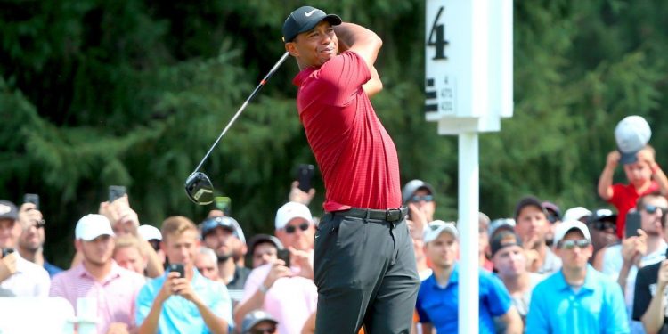 All eyes will be on Tiger Woods when he tees off on the Bellerive Club course here Thursday
