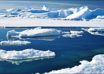 ice surrounding Antarctica