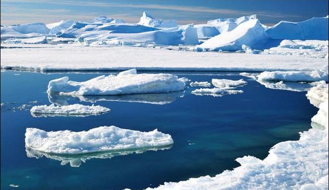 ice surrounding Antarctica