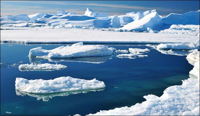 ice surrounding Antarctica