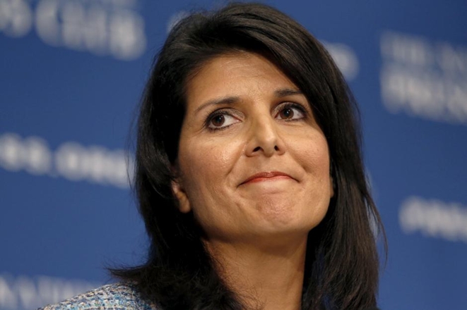 Republican Party Indian-American presidential candidate Nikki Haley