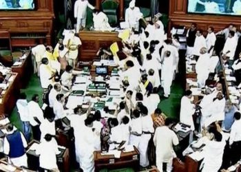 Congress gives adjournment notice in LS to discuss Adani crisis