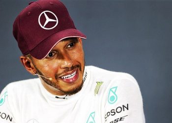 Lewis Hamilton during a promotional event in Bangkok