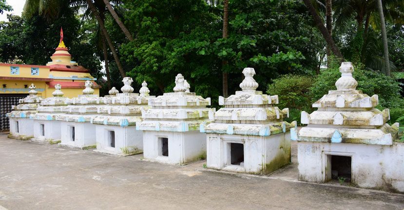 Tombs at the temple