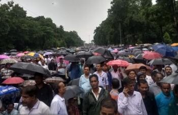 File photo of teachers' agitation