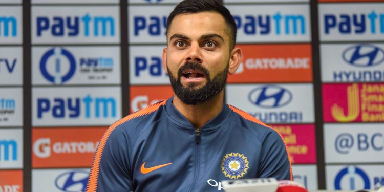 Virat Kohli addresses a pre-match press conference ahead of their first ODI against West Indies
