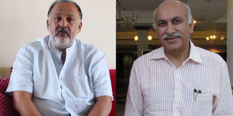 Alok Nath and MJ Akbar ---Agencies