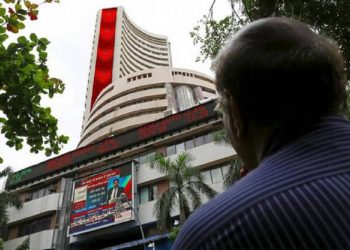 Sensex down 300 points over weak macro, negative global cues.