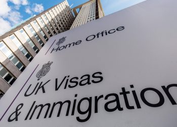 J65XP8 The Home Office UK Visas & Immigration Office at Lunar House in Croydon, London, UK.