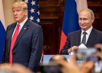 President Trump and Russian President Vladimir Putin in Helsinki on July 16, 2018.