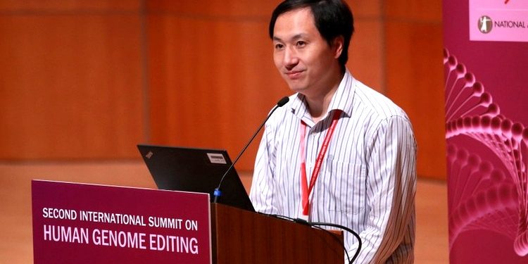 Scientist He Jiankui attends the International Summit on Human Genome Editing at the University of Hong Kong in Hong Kong, China November 28, 2018. (REUTERS)