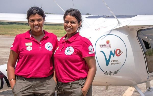 Captain Keithair Misquitta(R) and Captain Aarohi Pandit