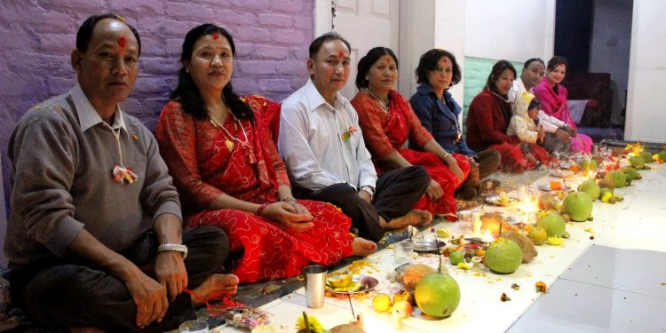 Mha puja, Nepal.