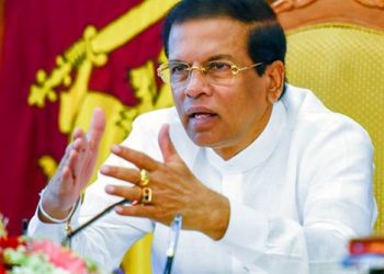 Sri Lankan President Maithripala Sirisena