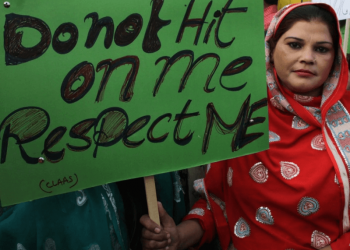 Anita Saleem, widow of slain Pakistani journalist Saleem Shahzad.
