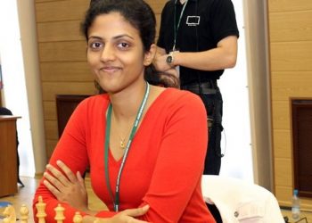 Dronavalli Harika played out a stalemate with Bela Khotenashvili